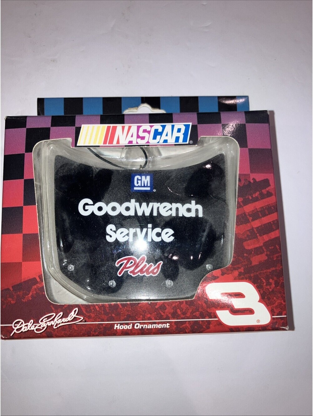VTG 2004 Dale Earnhardt #3 Goodwrench NASCAR Hood Ornament GM New in Box